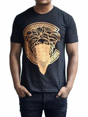 

Fugazee Lifestyle Printed Men's Round Neck Black T-Shirt