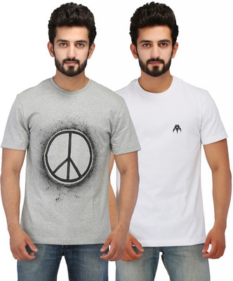 

Rang Rage Printed Men's Round Neck Multicolor T-Shirt(Pack of 2