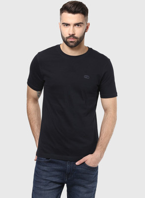 

Ajile by Pantaloons Solid Men's Round Neck Dark Blue T-Shirt, Navy
