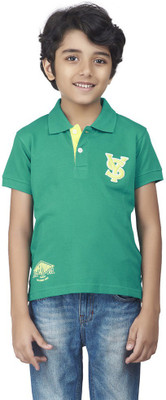 

SuperYoung Boys Printed T Shirt(Green, Pack of 1
