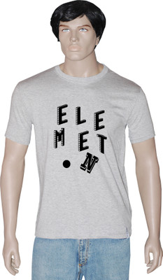 

Tshirt.in Graphic Print Men's Round Neck Grey T-Shirt, Grey melange