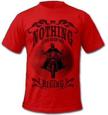

SayItLoud Printed Men's Round Neck Red T-Shirt