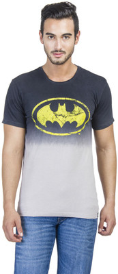 

Batman Printed Men' Round Neck Grey T-Shirt, Greys