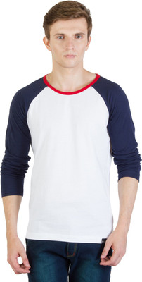 

Rigo Solid Men's Round Neck White T-Shirt