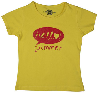 

Chalk by Pantaloons Girls Graphic Print T Shirt(Yellow