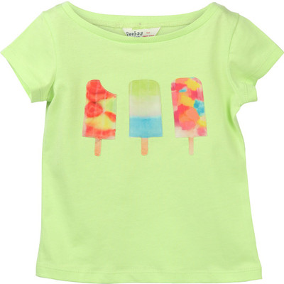 

Beebay Girls Applique T Shirt(Light Green)