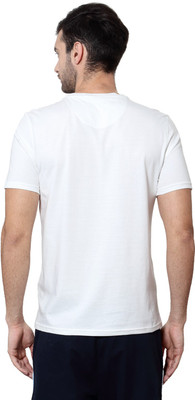 

Ajile by Pantaloons Printed Men' Round Neck White T-Shirt