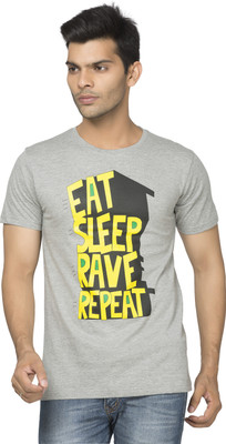 

Alan Jones Graphic Print Men's Round Neck Grey T-Shirt