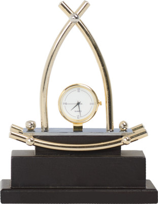 

YNA Analog Gold, Silver Clock
