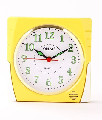 

Orpat Analog Yellow Clock