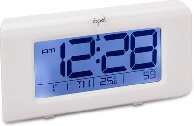 

Opal Digital White Clock