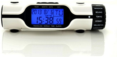

HitPlay Digital White Clock
