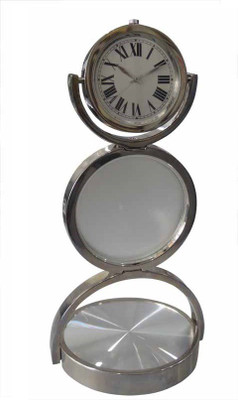 

S.R.Brothers Analog Silver Clock