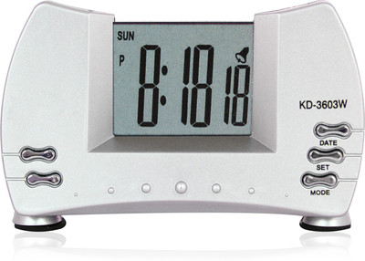 

Fieesta Digital Silver Clock