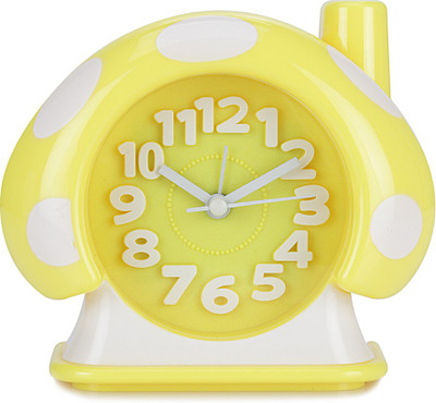 

Design O Vista Analog Yellow, White Clock