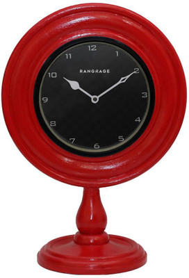 

Rang Rage Analog SCARLET RED Clock
