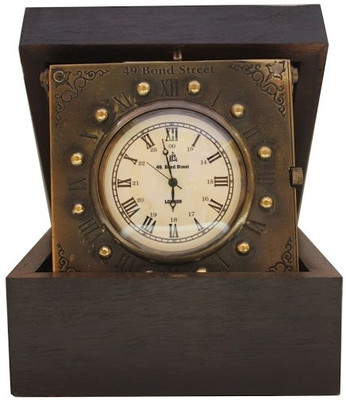 33% OFF on Prachin Rosewood - Antiq Brass Clock 33% OFF on Prachin Rosewood - Antiq Brass Clock