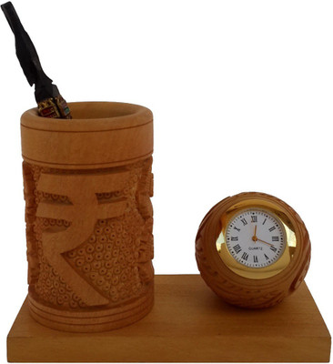 

DivineCrafts Analog Brown Clock