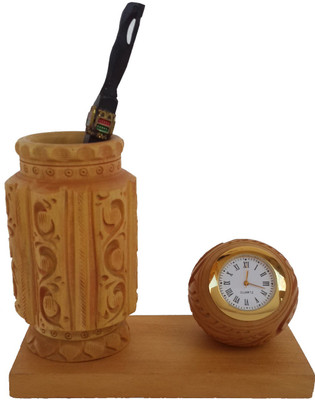 

DivineCrafts Analog Brown Clock
