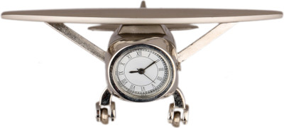 Bazaar Pirates Analog Silver Clock