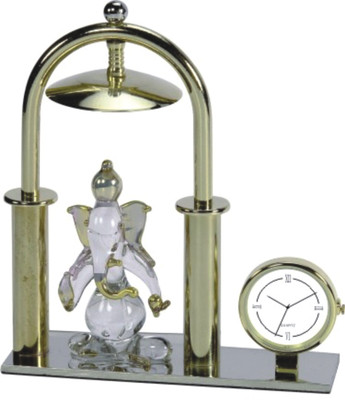 

YNA Analog Gold, Silver Clock
