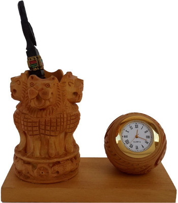 

DivineCrafts Analog Brown Clock