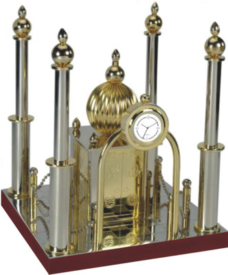 

YNA Analog Gold, Silver Clock
