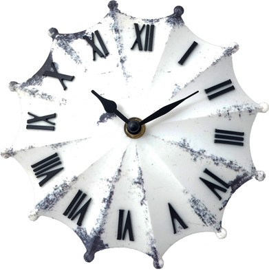

Super Drool Analog White Clock