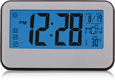 

Fieesta LCD Table Clock with Tap Sensitive Backlight Digital White Clock