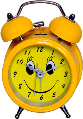 

Purpledip Analog Yellow Clock