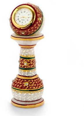 

Jaipur Raga Analog White Clock