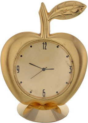 

Purpledip Analog Golden Clock