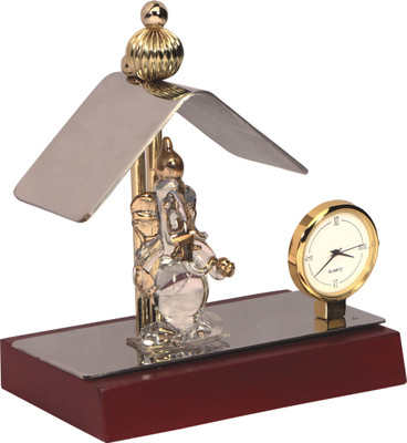 YNA Analog Gold, Silver Clock