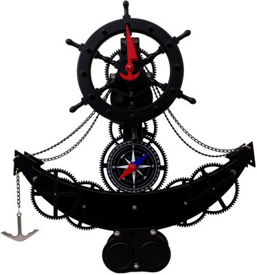 

Ansavv Analog BLACK Clock