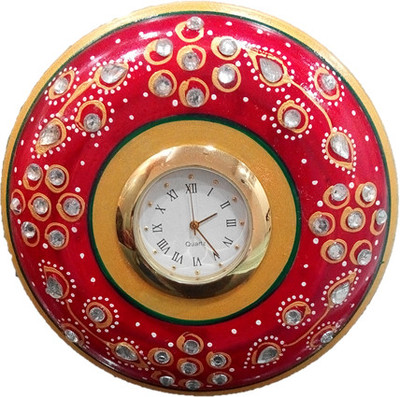 

JaipurCrafts Analog Red Clock