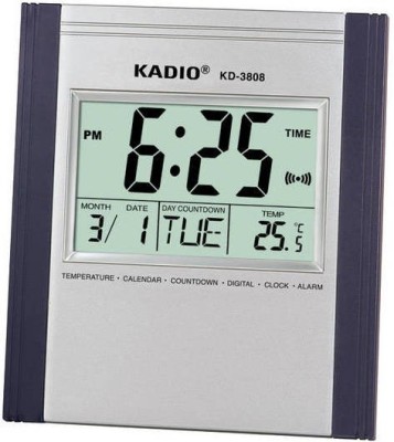 Kadio Digital Silver Clock   Watches  (Kadio)