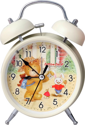 

Super Drool Analog Beige Clock