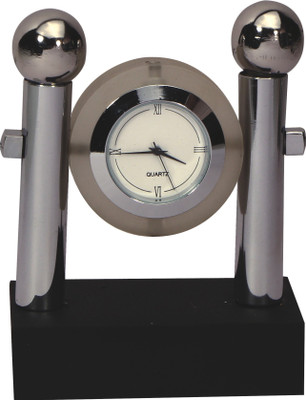 

YNA Analog Silver Clock