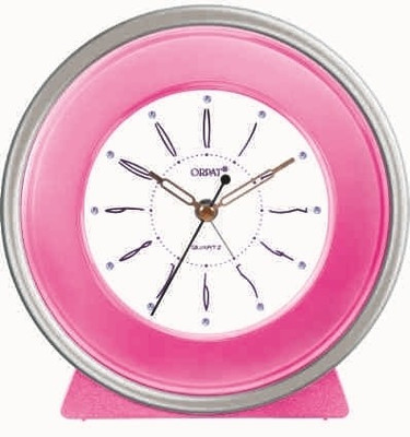 

Orpat Analog Pink Clock