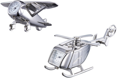 

TSI Analog Combo Of Helicopter And Airplane Clock