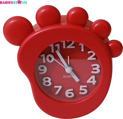 

Babies Bloom Analog Red Clock