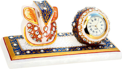 Handicrafts Paradise Analog White Clock