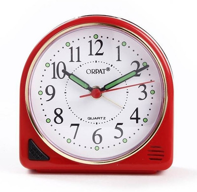 ORPAT Analog Red Clock