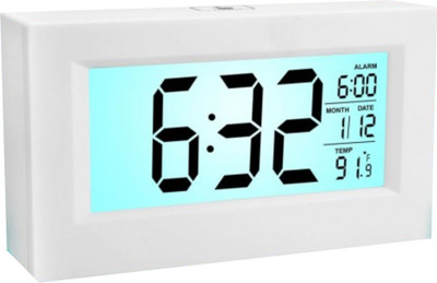 

Jazam Digital White Clock