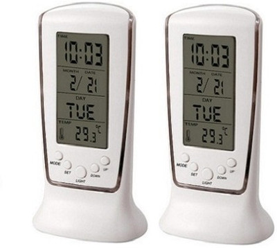 

Clockology Digital White Clock