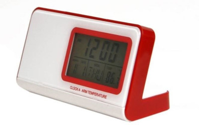 

Stk Talking Digital Red & White Clock