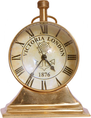 

Indigo Creative Analog Gold Clock