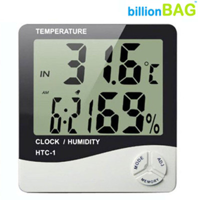 

Billionbag Digital White Clock