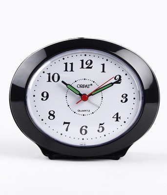 

Orpat Analog Black Clock