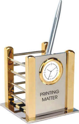 

YNA Analog Gold, Silver Clock